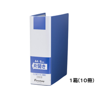 Forestway オリジナル片開きファイル A4タテ とじ厚80mm青10冊 1箱(10冊) F893139-FRW579622