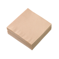 溝端紙工印刷 ブラウンナプキン 4つ折 100枚 F827968-MP4A