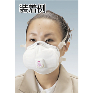 ３Ｍ 使い捨て式防じんマスク　８２９３　ＤＬ３　排気弁付き　 8293 DL3-イメージ5