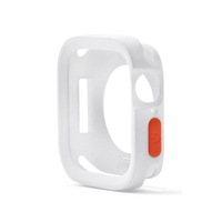 WEARPLANET Apple Watch 45/44mm用FLUFFY POT ソフトケース マット ホワイト WP26957