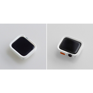 WEARPLANET Apple Watch 45/44mm用FLUFFY POT ソフトケース マット ホワイト WP26957-イメージ8