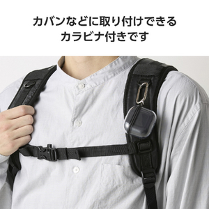 エレコム AirPods (第4世代)用 MUBRAIN ソフトケース エアバッグ ブラック AVA-AP06AIR2BK-イメージ8