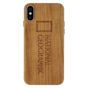 National Geographic iPhone XS/X用ケース Nature Wood チェリーウッド NG12957IX-イメージ1