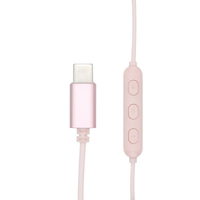 クオリティトラストジャパン QTC-0800PK USB Type-C用 有線イヤホン