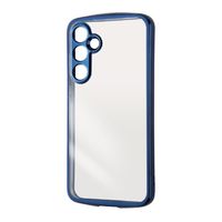 レイアウト Galaxy A55 5G用Like standard 耐衝撃 精密設計 TPUソフトケース METAMORU ブルー RT-GA55TC13/AM