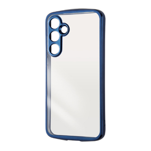 レイアウト Galaxy A55 5G用Like standard 耐衝撃 精密設計 TPUソフトケース METAMORU ブルー RT-GA55TC13/AM-イメージ1
