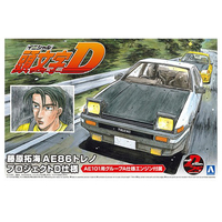 【ワンオーナー品！】意志の力　EMA版　日本語 アオシマ ｲﾆｼﾔﾙD1ﾌｼﾞﾜﾗAE86ﾄﾚﾉRN 1/24 頭文字D No．1 藤原拓海