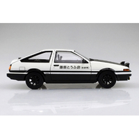 アオシマ ｲﾆｼﾔﾙD1ﾌｼﾞﾜﾗAE86ﾄﾚﾉRN 1/24 頭文字D No．1 藤原拓海 AE86