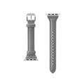 PGA Apple Watch 42/41/40/38mm用PUレザーバンド グレー PGAW41PU02GY