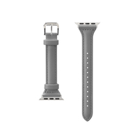 PGA Apple Watch 42/41/40/38mm用PUレザーバンド グレー PGAW41PU02GY