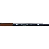 トンボ鉛筆 デュアルブラッシュペン ABT Saddle Brown F040119-AB-T977