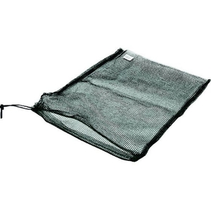 トラスコ中山 TRUSCO メッシュ袋 小 1枚入 39×55cm 目合4mm 黒 FC702JU-2067140-イメージ1