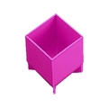 トラスコ中山 樹脂BOX Aサイズ 50×50×55 (4個入) FC796KU-2222426