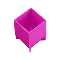 トラスコ中山 樹脂BOX Aサイズ 50×50×55 (4個入) FC796KU-2222426