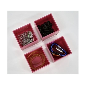 トラスコ中山 樹脂BOX Aサイズ 50×50×55 (4個入) FC796KU-2222426-イメージ4