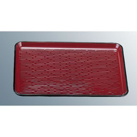 若泉漆器 耐熱長手盆 ウルミ鎌倉彫 尺5寸 FRP樹脂 NS加工 FC781LC-1223770