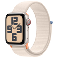 Apple Apple Watch SE(GPS + Cellularモデル)- 40mm スターライトアルミニウムケースとスターライトスポーツループ MRG43J/A