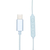 クオリティトラストジャパン USB Type-C用 有線イヤホン ブルー QTC-0800BL-イメージ3