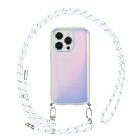 グルマンディーズ iPhone 15 Pro用耐衝撃ケース IIIIFIT LOOP PREMIUM オーロラ IFT-161AUR