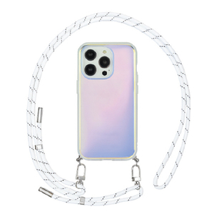 グルマンディーズ iPhone 15 Pro用耐衝撃ケース IIIIFIT LOOP PREMIUM オーロラ IFT-161AUR-イメージ1