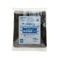 ワタナベ工業 トイレットバック 排泄物処理袋 黒 FC754HT-4407784