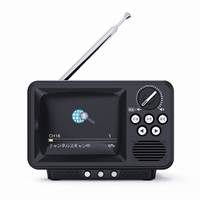 WINTECH 2．8インチ液晶付きポータブルワンセグテレビ ブラック TVR-RT1 K
