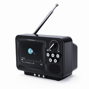 WINTECH 2．8インチ液晶付きポータブルワンセグテレビ ブラック TVR-RT1 K-イメージ3