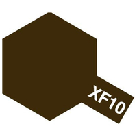 タミヤ アクリルミニ XF-10 フラットブラウン TｱｸﾘﾙﾐﾆXF10N