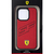 FERRARI iPhone 15 Pro用SFロゴ入り 背面ケース レッド FEHCP15LPINR-イメージ1