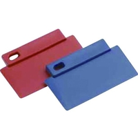 バーテック バーキンタ 3エッジスパチュラ 赤 BCST-3ER FC522KR-8555402