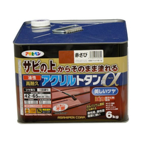 アサヒペン 油性高耐久アクリルトタンα 6KG 赤さび FC555NS