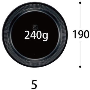 中央化学 弁当容器 CT HMR-5 BL 身 T 50枚 FCG940W-00174364-イメージ2