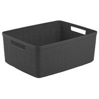 藤栄 ミディアムバスケット 12L Jute グレー ﾐﾃﾞｲｱﾑﾊﾞｽｹﾂﾄ12Lｸﾞﾚ-