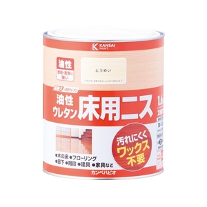 カンペハピオ 油性ウレタン床用ニス とうめい 1.6L FCB128N-イメージ1
