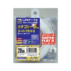 協和電線 LANケーブル ホワイト LC-SF-20MP-イメージ1