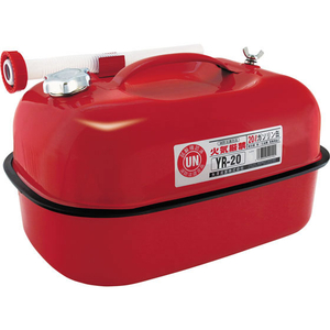 矢澤産業 ガソリン携帯缶 20L レッド FC84396-YR20-イメージ1