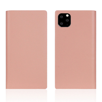 SLG Design iPhone 11 Pro Max用ケース Calf Skin Leather Diary ベビーピンク SD17960I65R