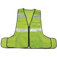 ナカネ パトロールベストネオ(差替式)ベスト(防災用) 蛍光グリーン FCG989K-24-3936-02