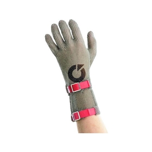 Ｈｅｉｌｅｍａｎｎ EUROFLEX/突刺し防止 耐切創クサリ手袋 コンフォート 1枚ロングM FC384FN-2066950-イメージ1