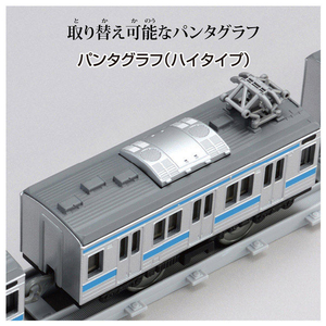 タカラトミー プラレール リアルクラス 205系通勤電車(京浜東北線) (S)シルバー PLAﾘｱﾙｸﾗｽ205ﾂｳｷﾝｹｲﾋﾝﾄｳﾎｸ-イメージ5