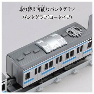 タカラトミー プラレール リアルクラス 205系通勤電車(京浜東北線) (S)シルバー PLAﾘｱﾙｸﾗｽ205ﾂｳｷﾝｹｲﾋﾝﾄｳﾎｸ-イメージ6
