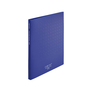 リヒトラブ CUBE FIZZ クリヤーブック A4タテ 24ポケット ネイビー FCA4883-N6000-11-イメージ1