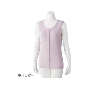 ケアファッション ラン型ワンタッチシャツ(2枚組)(婦人) ラベンダー M FCP5152-09794821-イメージ1