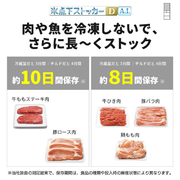 三菱 【右開き】455L 5ドア冷蔵庫 Bシリーズ グレイングレージュ MR-B46J-C 右開き 455L 切れちゃう瞬冷凍A