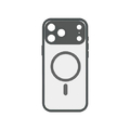 グルマンディーズ iPhone17 Pro Max用MagSafe対応プランプフレームケース IIIIfit ブラック IFT-192BK