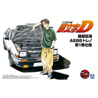 アオシマ 1/24 頭文字D No．5 藤原拓海 AE86トレノ 第1巻仕様 ｲﾆｼﾔﾙD5ﾌｼﾞﾜﾗ86ﾄﾚﾉ1ｶﾝｼﾖｳN