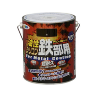 アサヒペン 油性シリコン鉄部用 1.6L 黒 FC057NV