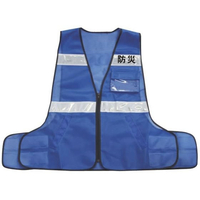 ナカネ パトロールベストネオ(差替式)ベスト(防災用) ブルー FCG990A-24-3936-03