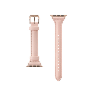 PGA Apple Watch 42/41/40/38mm用PUレザーバンド ピンク PGAW41PU05PK-イメージ1