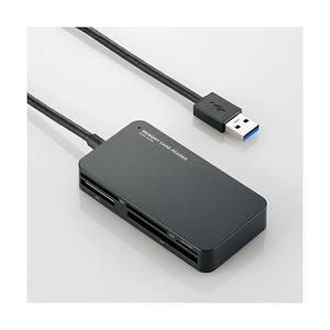 エレコム メモリリーダライタUSB3.0/SD・microSD・MS・XD・CF対応 MR3-A006BK エレコム メモリリーダライタUSB3.0/SD・microSD・MS・XD・CF対応 MR3-A006BK